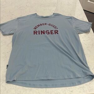 Asher golf light blue member guest t-shirt XXL super soft good condition